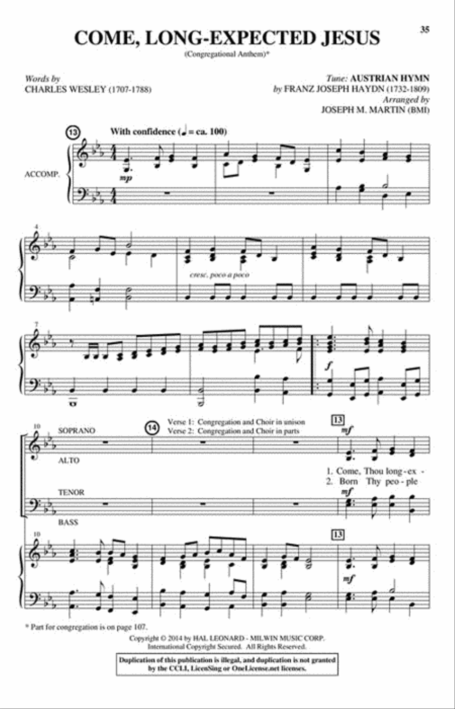 Canticles in Candlelight Chamber Orchestra scores gallery preview page 6