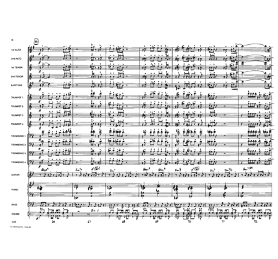 Hip Hoppin' Jazz Ensemble scores gallery preview page 10