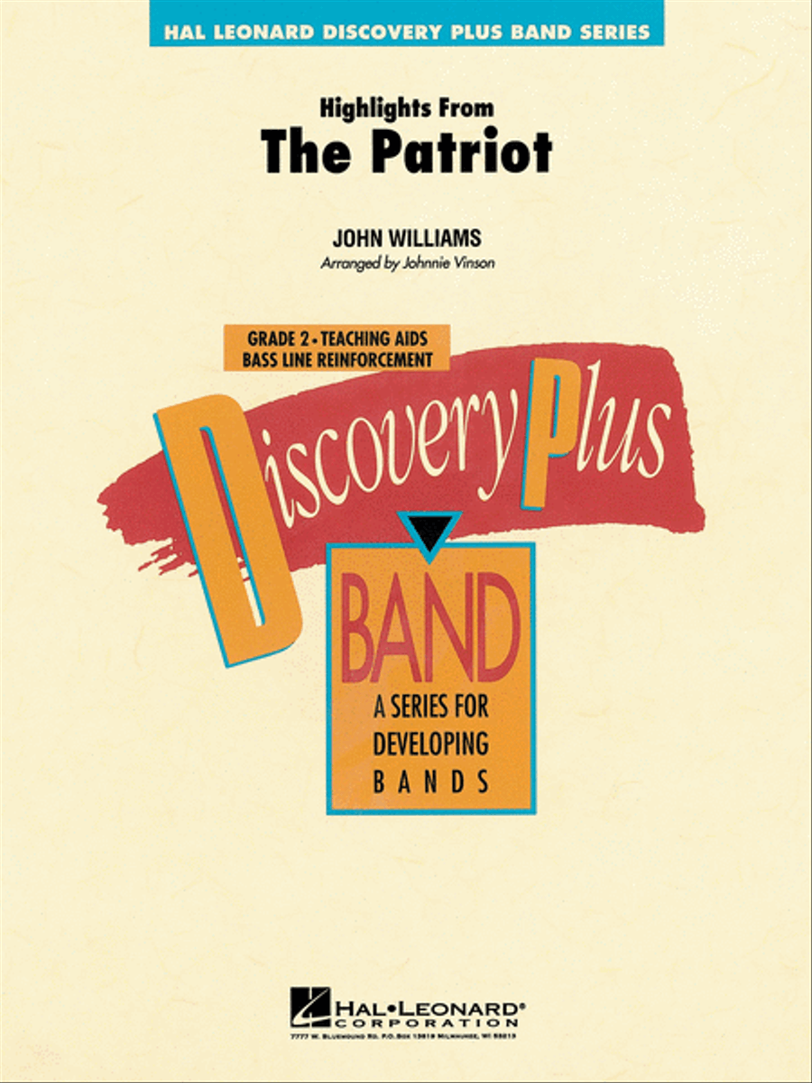Highlights from The Patriot Concert Band scores gallery preview page 1
