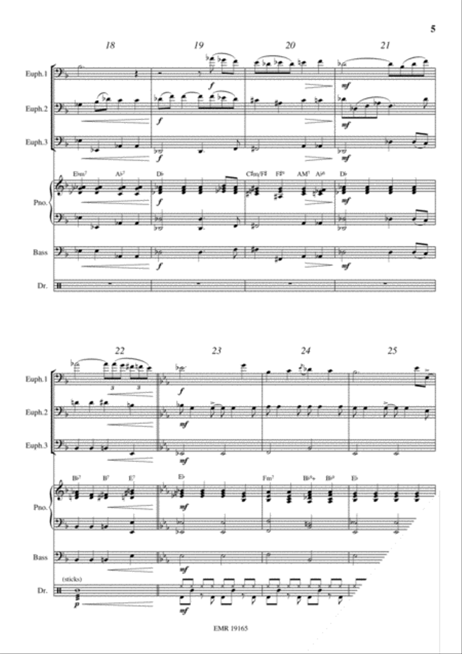 Bess, You Is My Woman Now Euphonium Trio scores gallery preview page 5