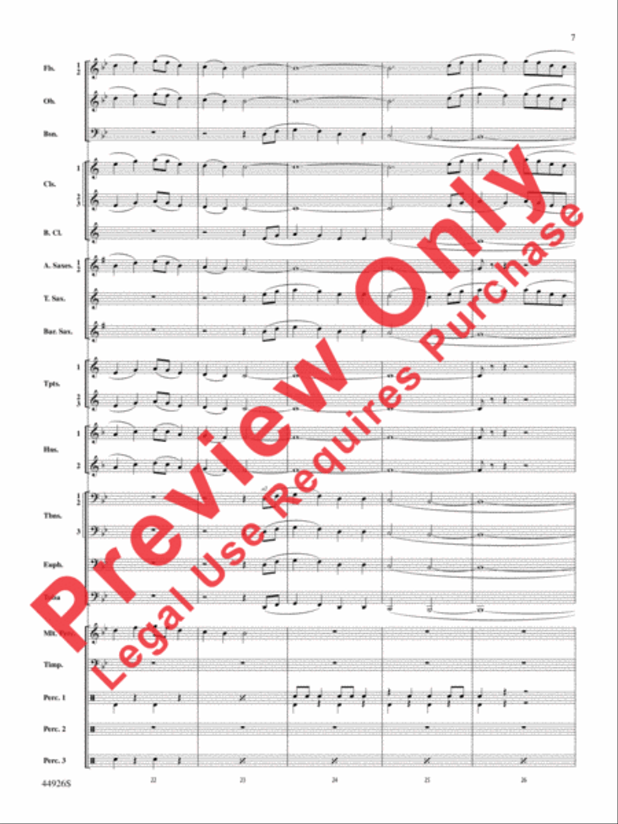 Australiana Concert Band scores gallery preview page 8