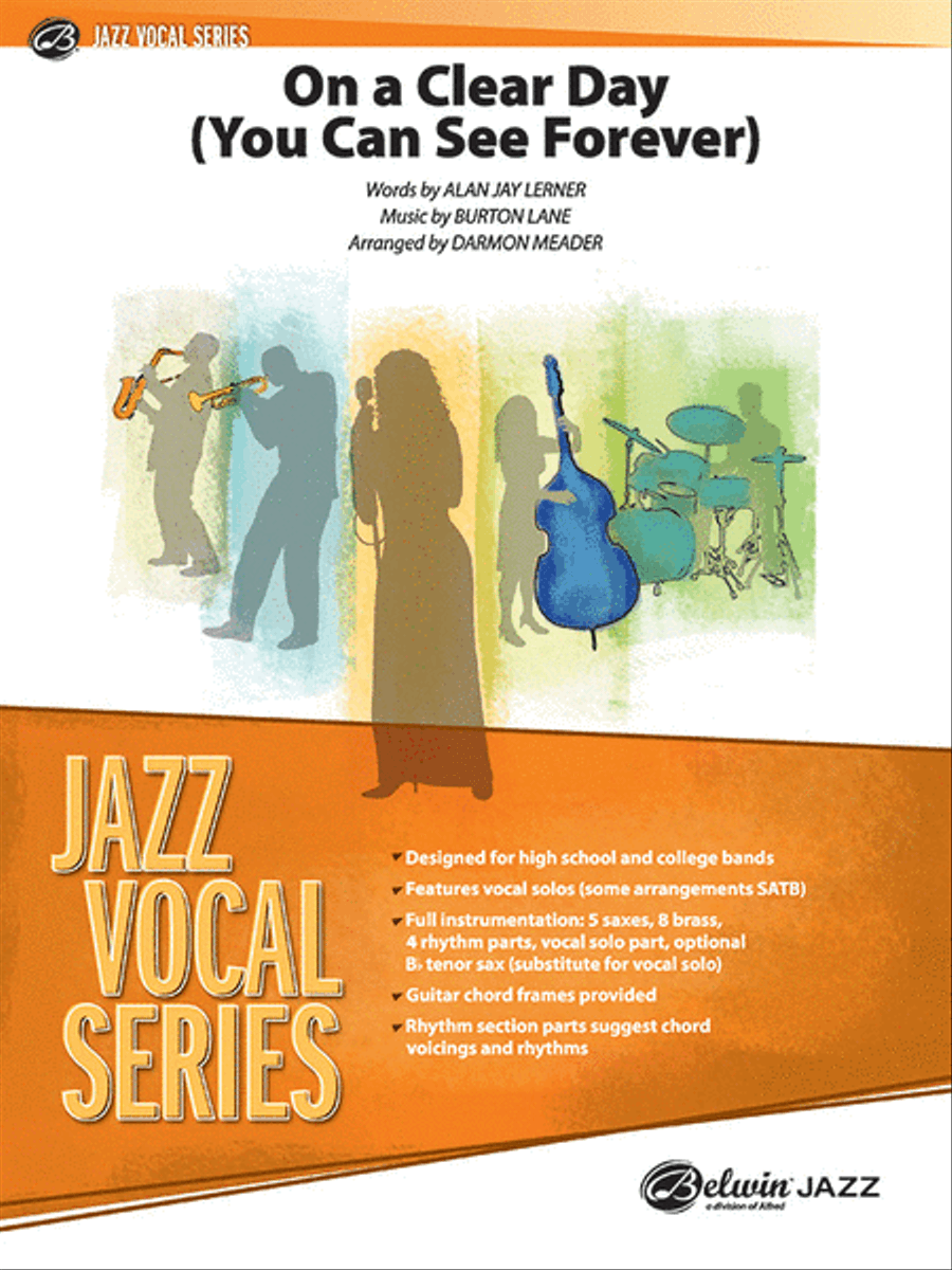 On a Clear Day (You Can See Forever) Jazz Ensemble scores gallery preview page 1