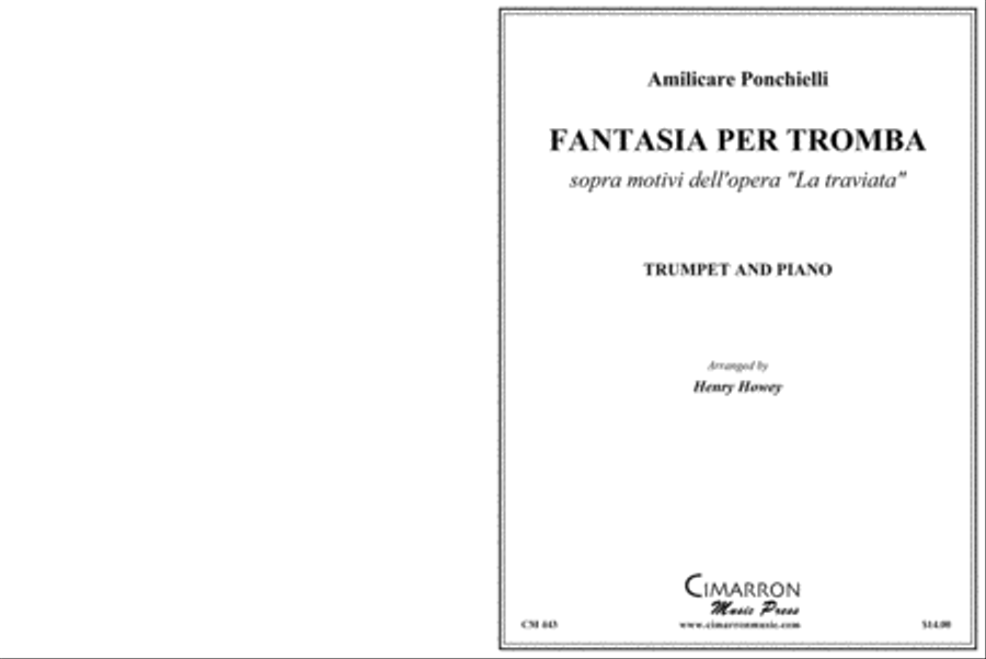 Fantasia La Traviata, Op. 146 Trumpet Solo scores gallery preview page 1