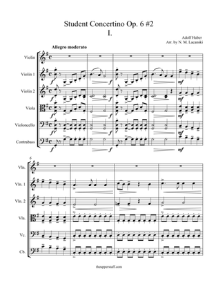 Student Concertino Op. 6 #2 Movement I