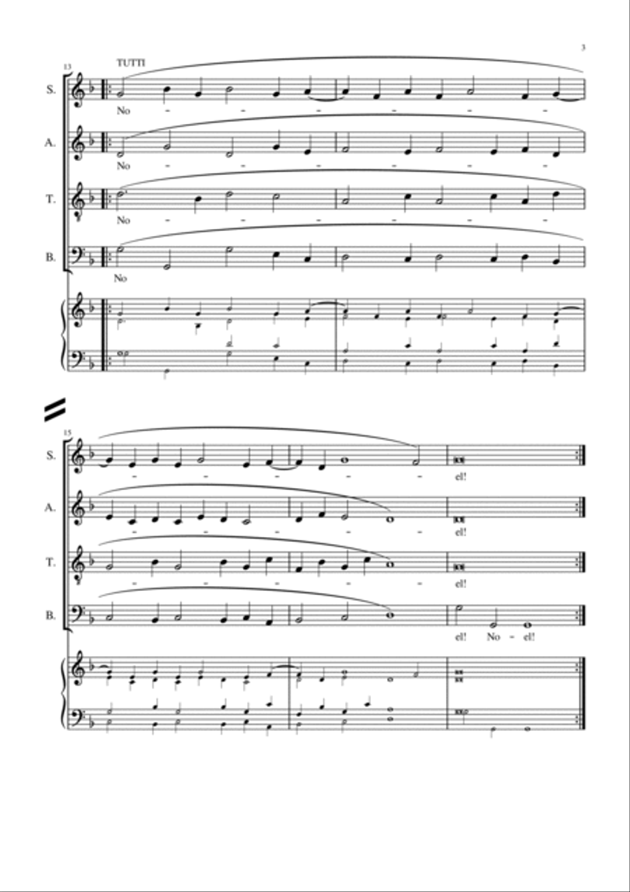 Noel: Verbum 4-Part scores gallery preview page 5