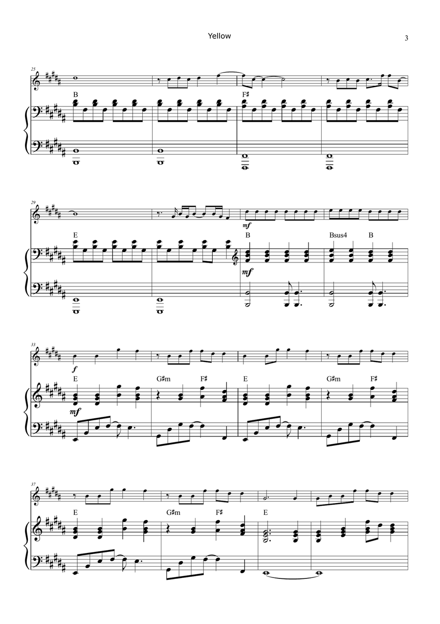 Yellow Chamber Music scores gallery preview page 3