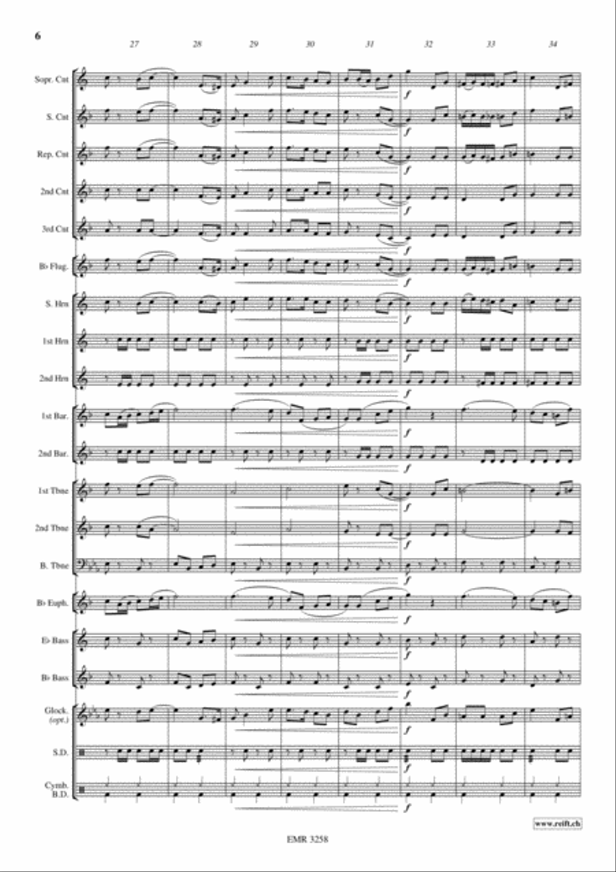 Rainbows Brass Band scores gallery preview page 7