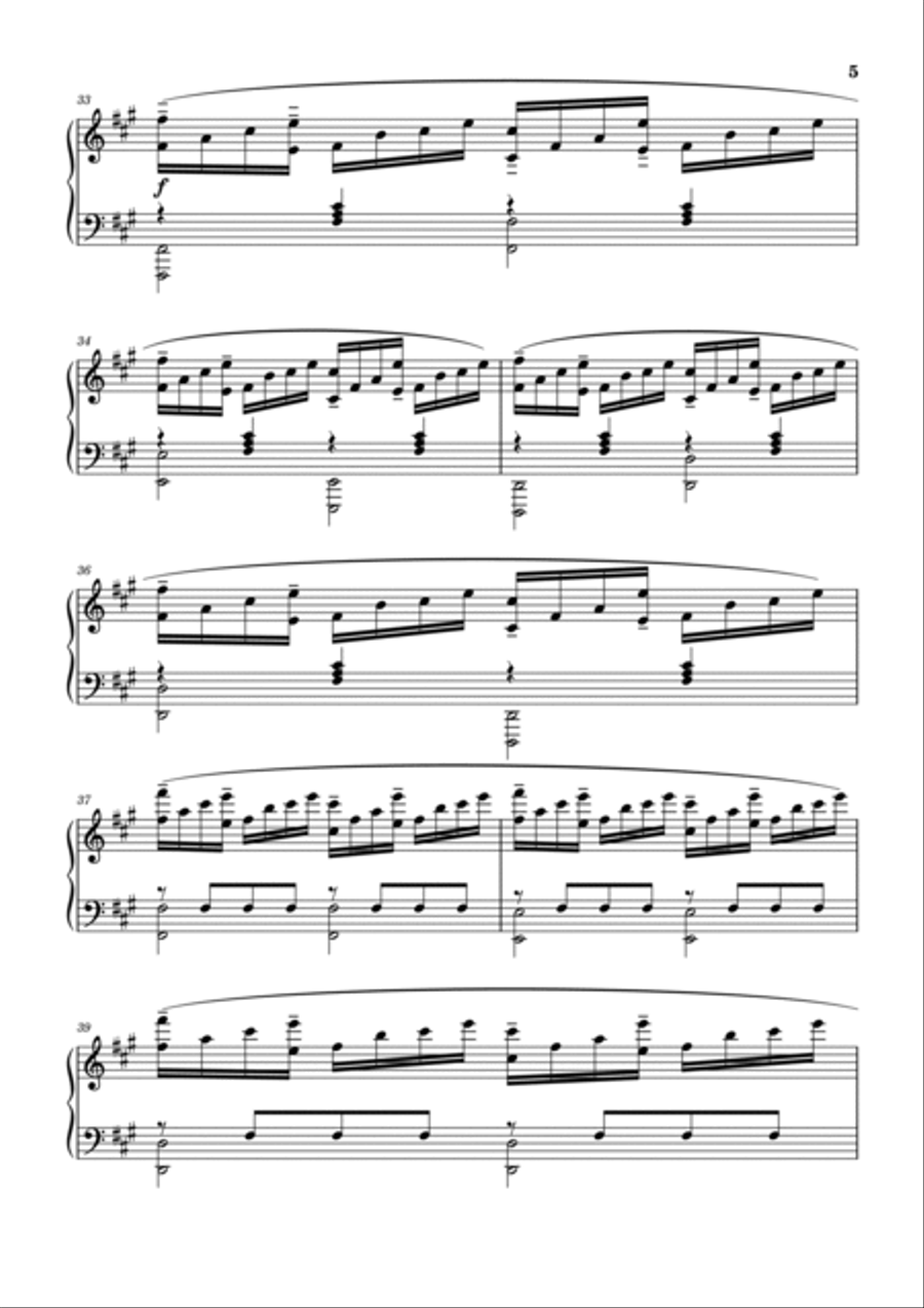 Kabaneri Seagate Ichi Kabaneri Seagate Ichi Piano Solo scores gallery preview page 5