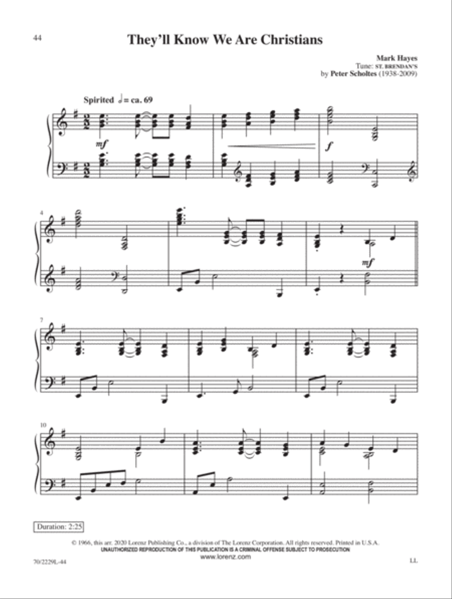 Perfect Postludes Piano Solo scores gallery preview page 12