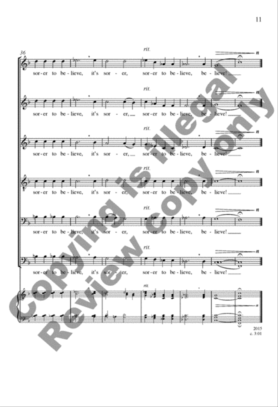 The Dew A Cappella scores gallery preview page 11