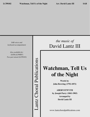 Book cover for Watchman, Tell Us of the Night