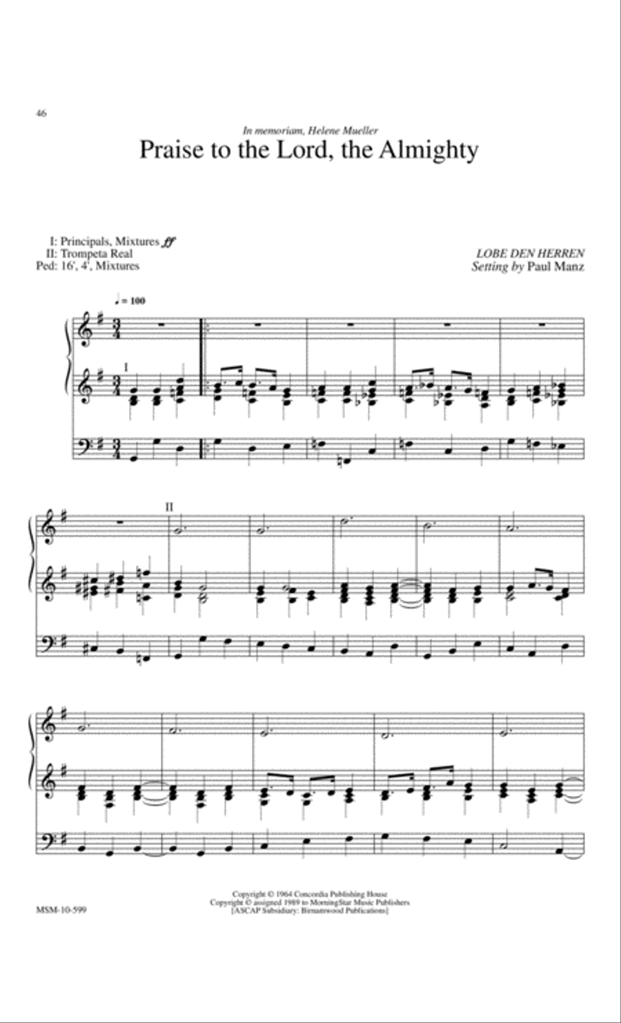 God of Grace Organ scores gallery preview page 5