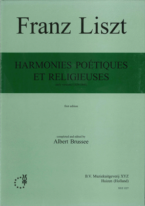 Harmonies Poetiques & Religieuse