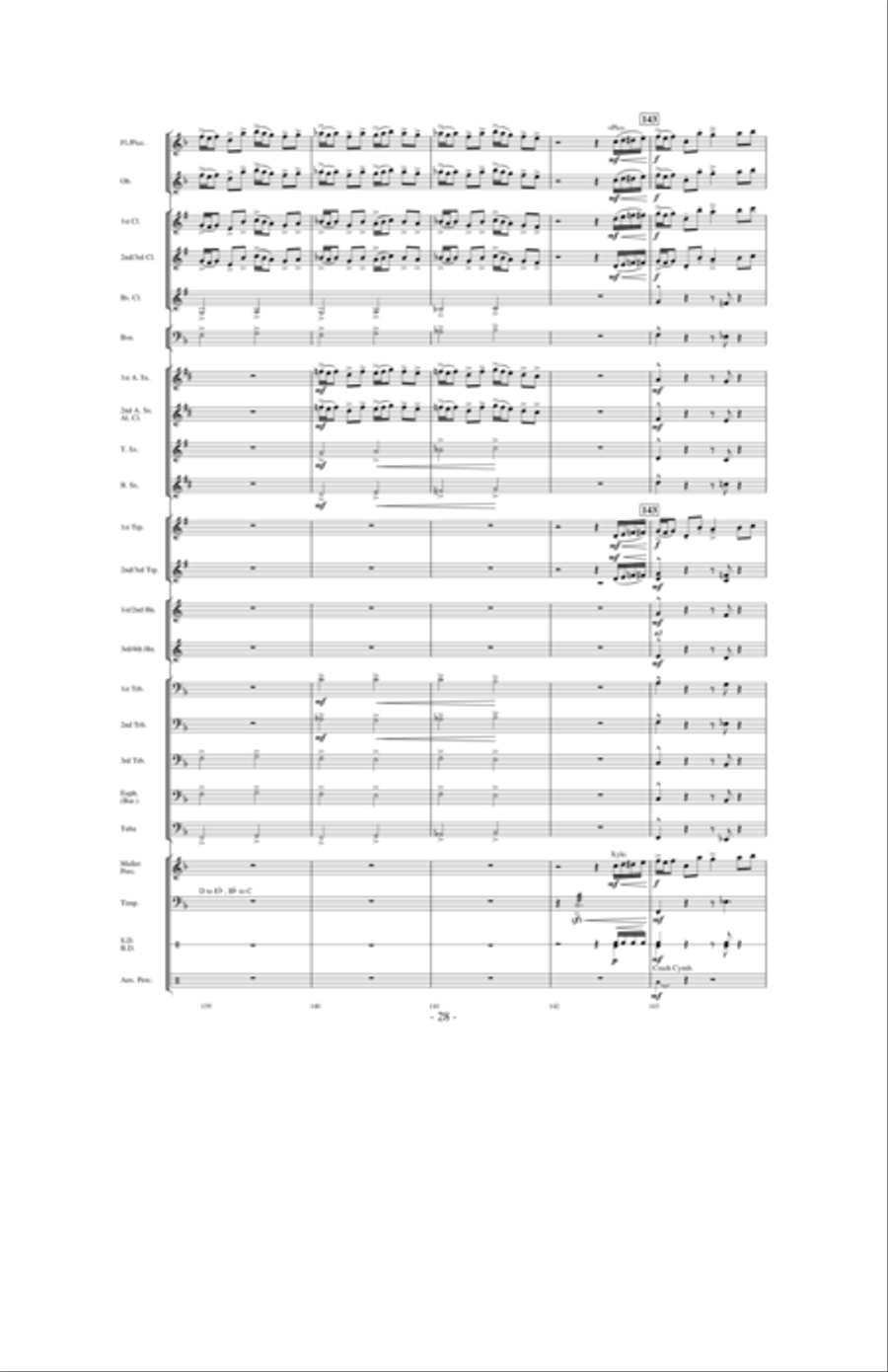 Dancing With The Wind Concert Band scores gallery preview page 27