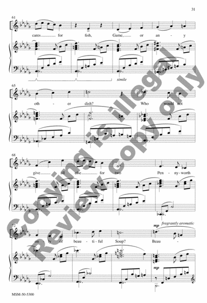 Three Nonsensical Songs (Choral Score) image number null
