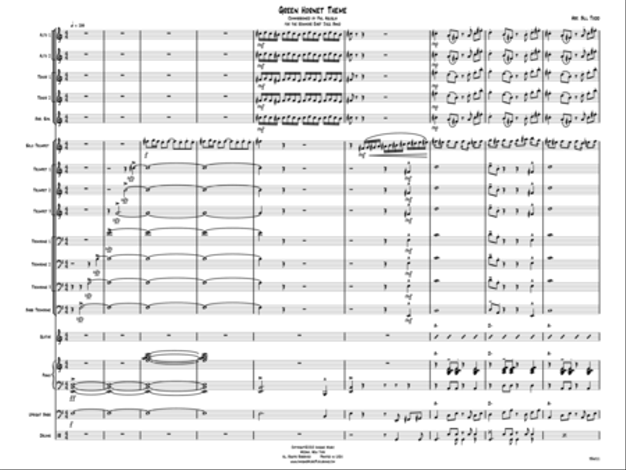 The Green Hornet Jazz Ensemble scores gallery preview page 2