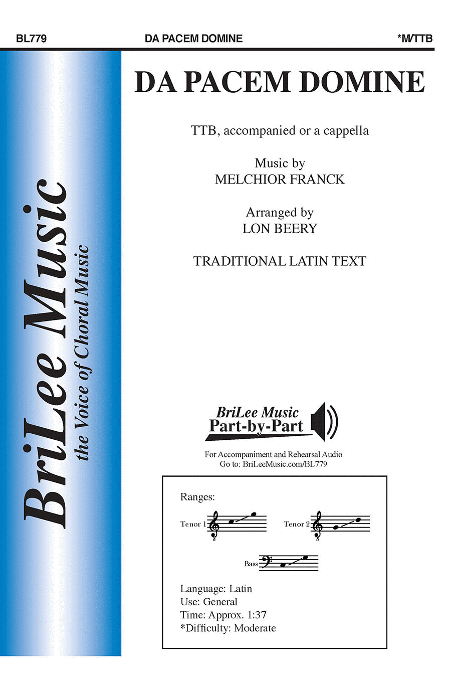 Da Pacem Domine Choir scores gallery preview page 1