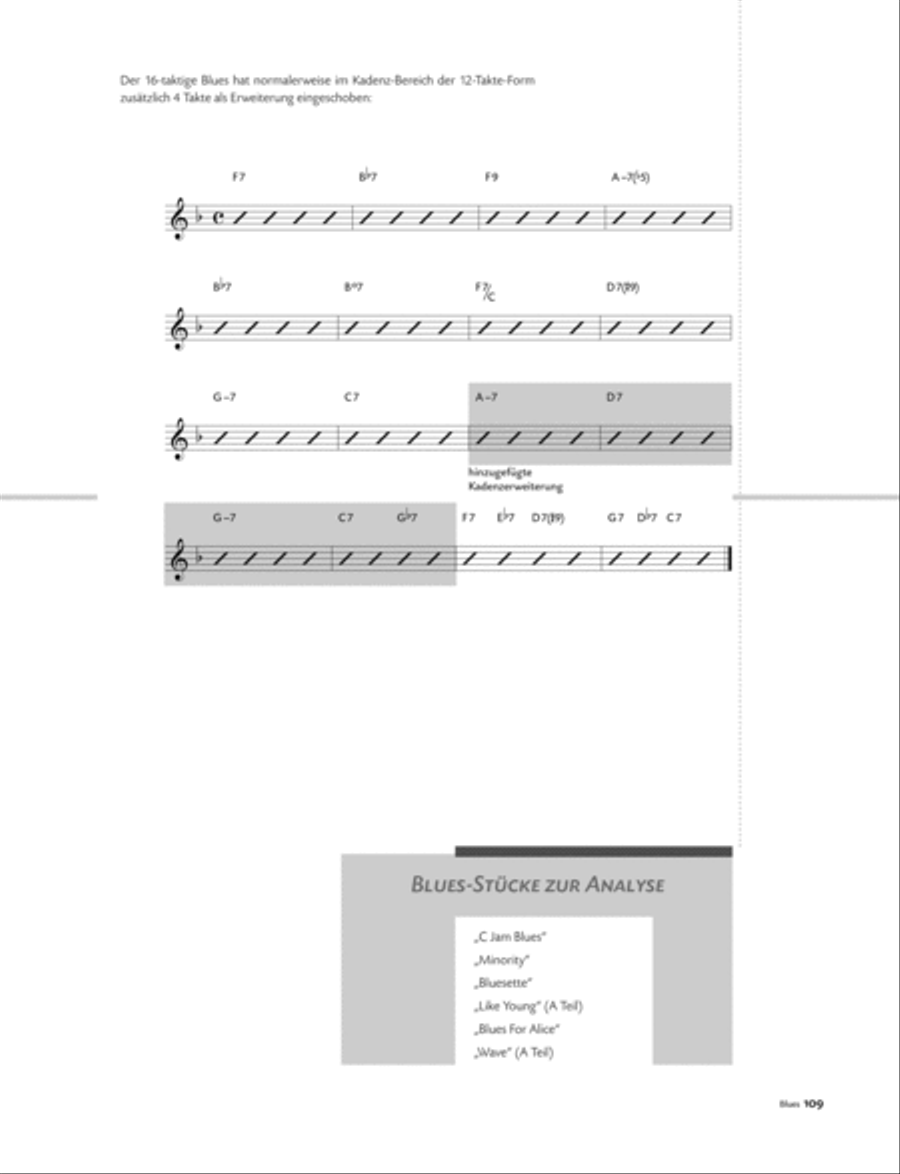 Die Akkord-Skalen-Theorie & Jazz-Harmonik Collection / Songbook scores gallery preview page 12