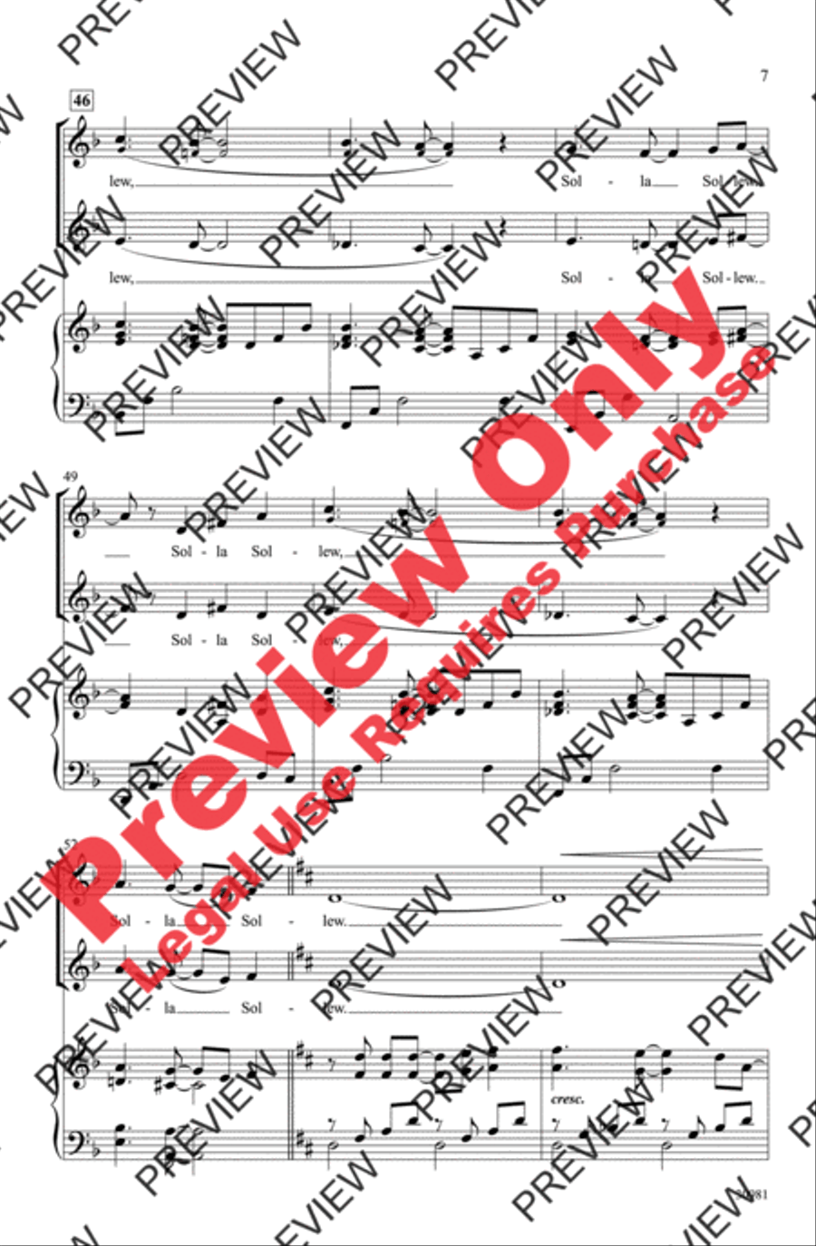 Solla Sollew 2-Part scores gallery preview page 7