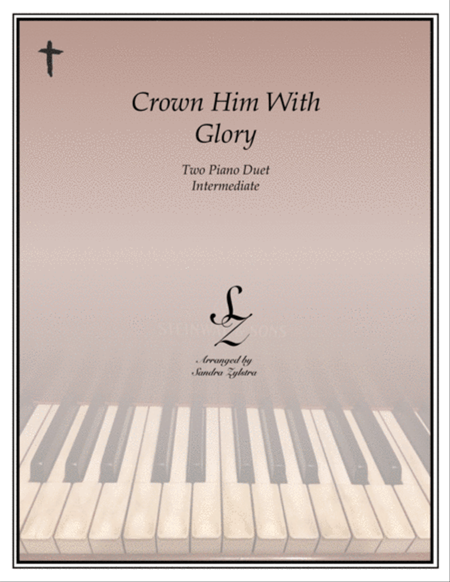 Book cover for Crown Him With Glory (2 piano duet)