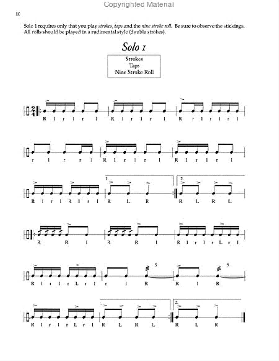 Sequential Approach to Rudimental Snare Drum Percussion Ensemble scores gallery preview page 4