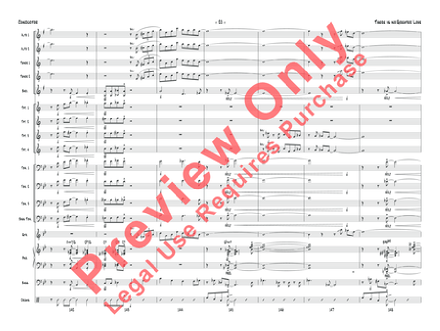 There Is No Greater Love Jazz Ensemble scores gallery preview page 49