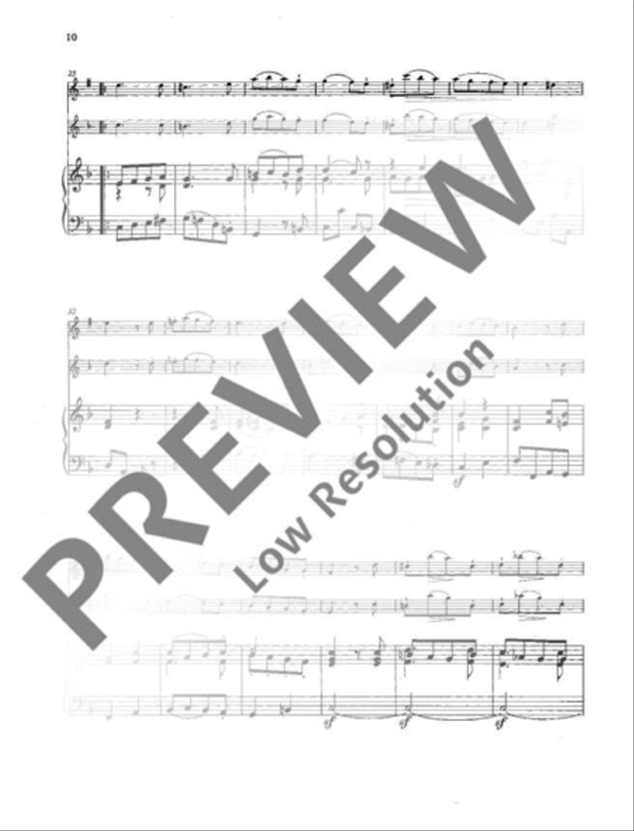 Two Sonatas Clarinet scores gallery preview page 11