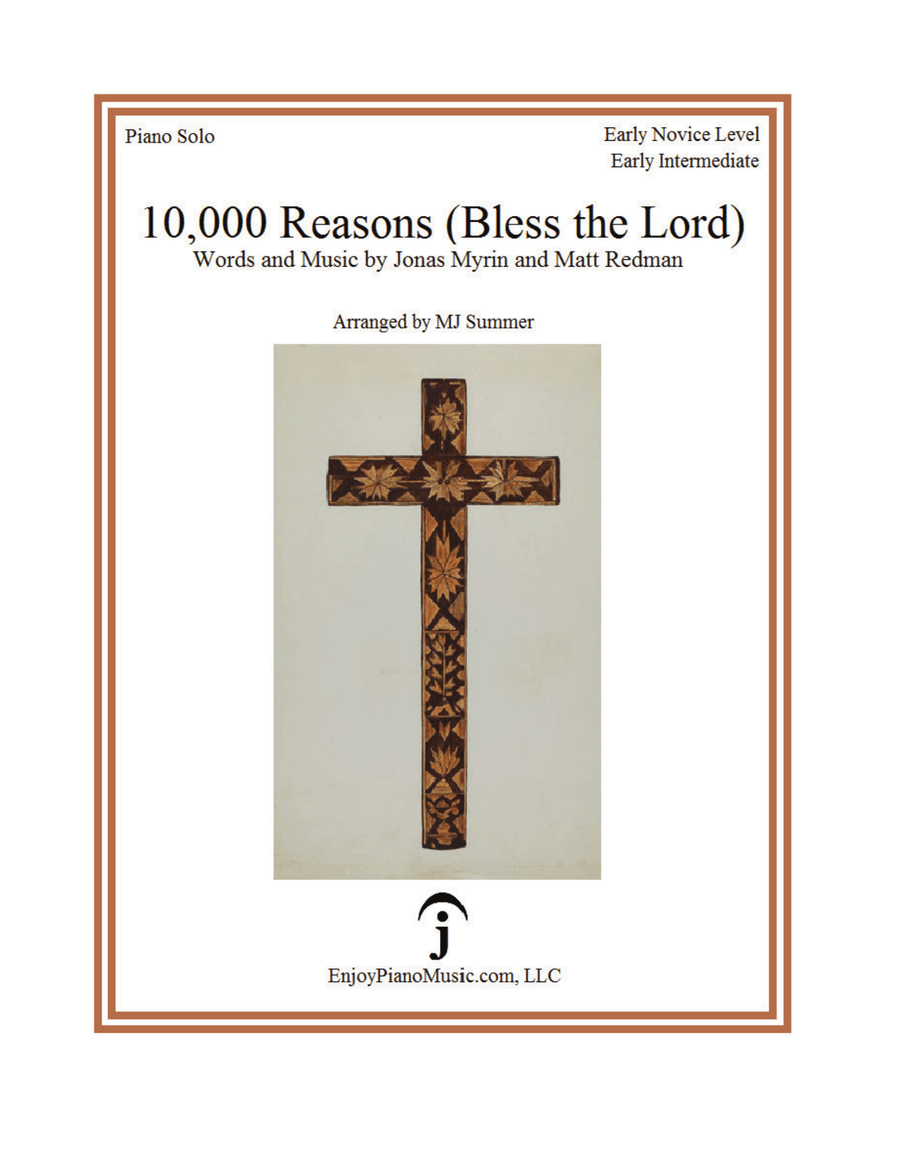 10,000 Reasons (Bless The Lord) Piano Method scores gallery preview page 1