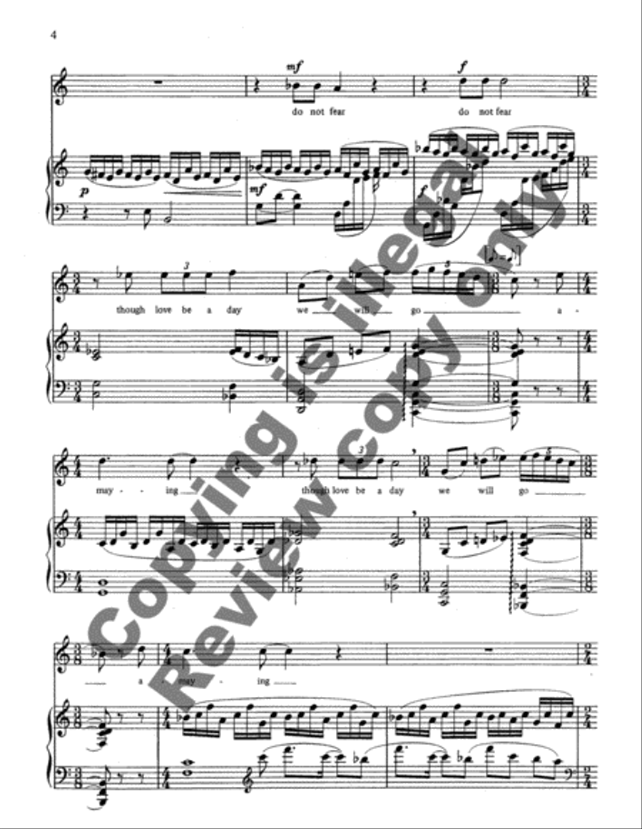 though love be a day though love be a day High Voice scores gallery preview page 12