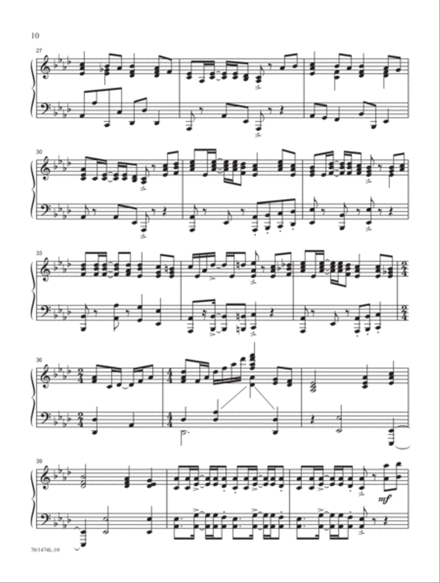 Gospel Legacy Gospel Legacy Piano Solo scores gallery preview page 7