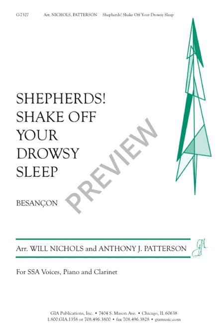 Shepherds! Shake Off Your Drowsy Sleep