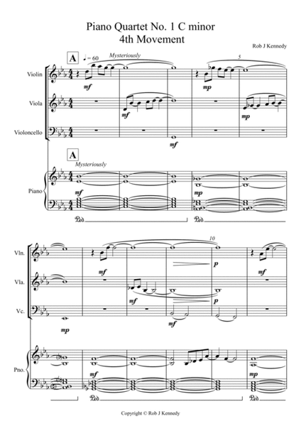 Piano Quartet No.1 C minor 4th movement - for Brahms image number null