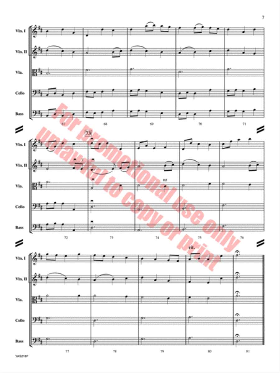 Canon Noel Canon Noel Orchestra scores gallery preview page 8