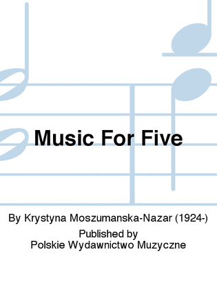 Book cover for Music For Five
