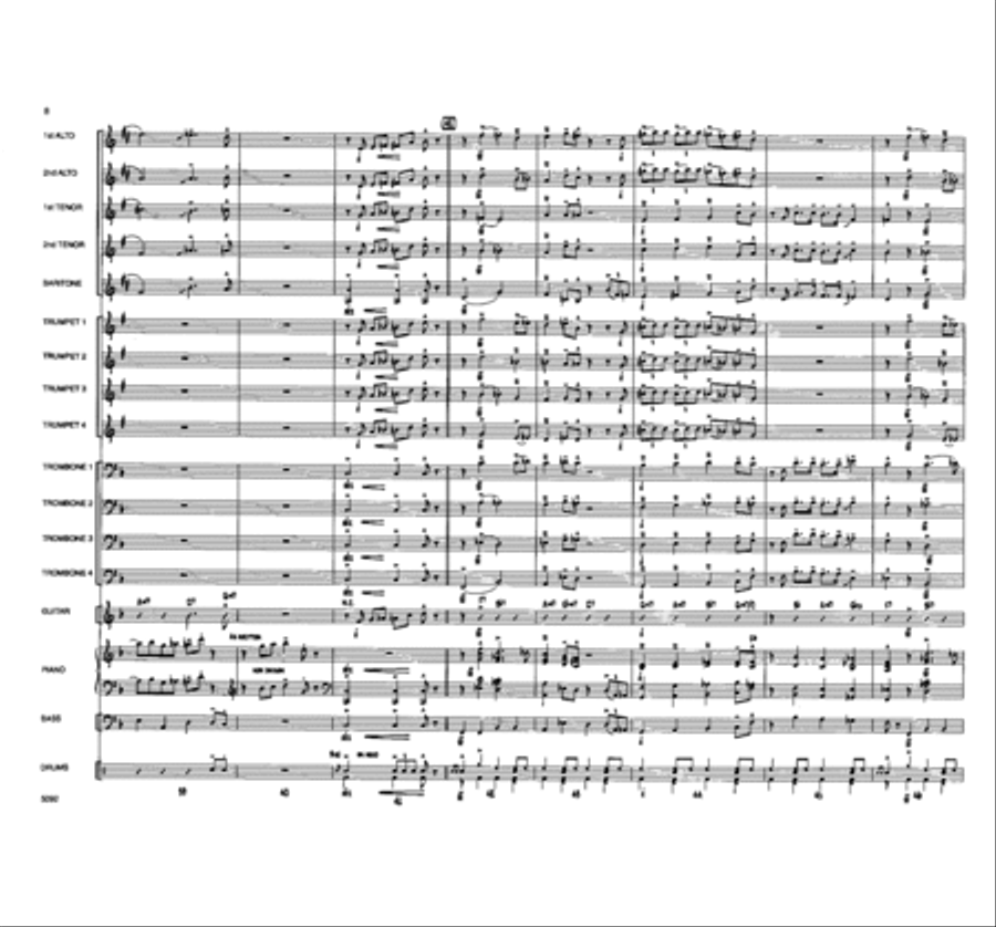O Christmas Tree Jazz Ensemble scores gallery preview page 7