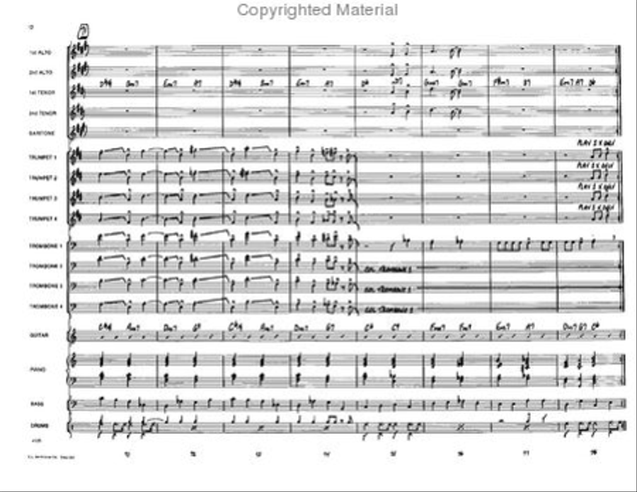 One For Woody One For Woody Jazz Ensemble scores gallery preview page 11