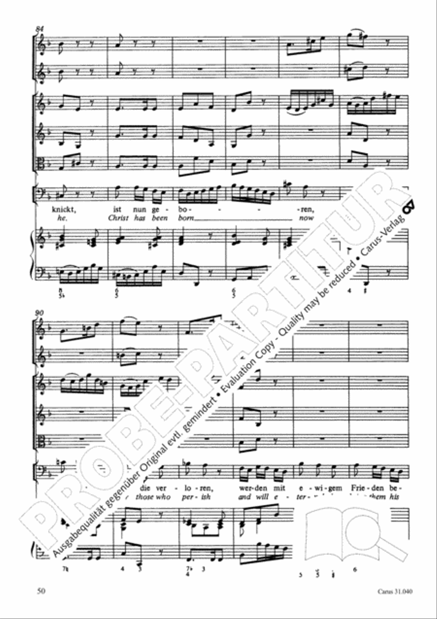Christ was manifested for this purpose (Dazu ist erschienen der Sohn Gottes) ATB scores gallery preview page 51