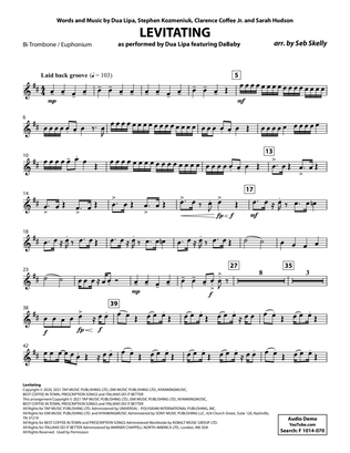 Levitating (for Brass Quintet) (arr. Seb Skelly) - Bb Trombone / Euphonium T.C.