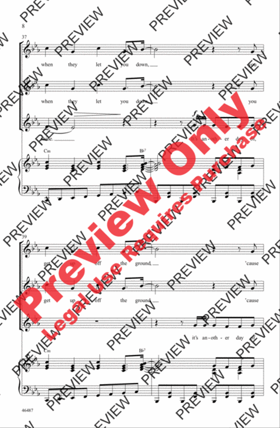 Another Day of Sun Another Day of Sun Women's Choir scores gallery preview page 8