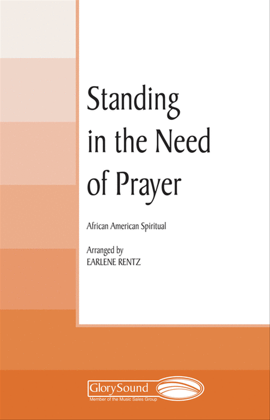 Standing in the Need of Prayer 4-Part scores gallery preview page 1