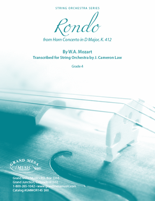 Rondo from Horn Concerto in D Major, K. 412