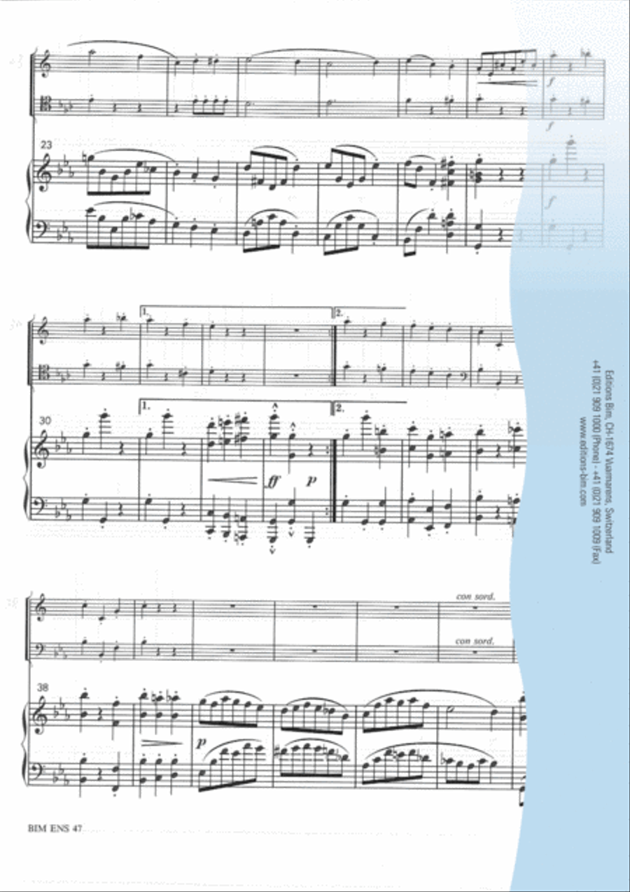 Irisches Trio Trumpet scores gallery preview page 12