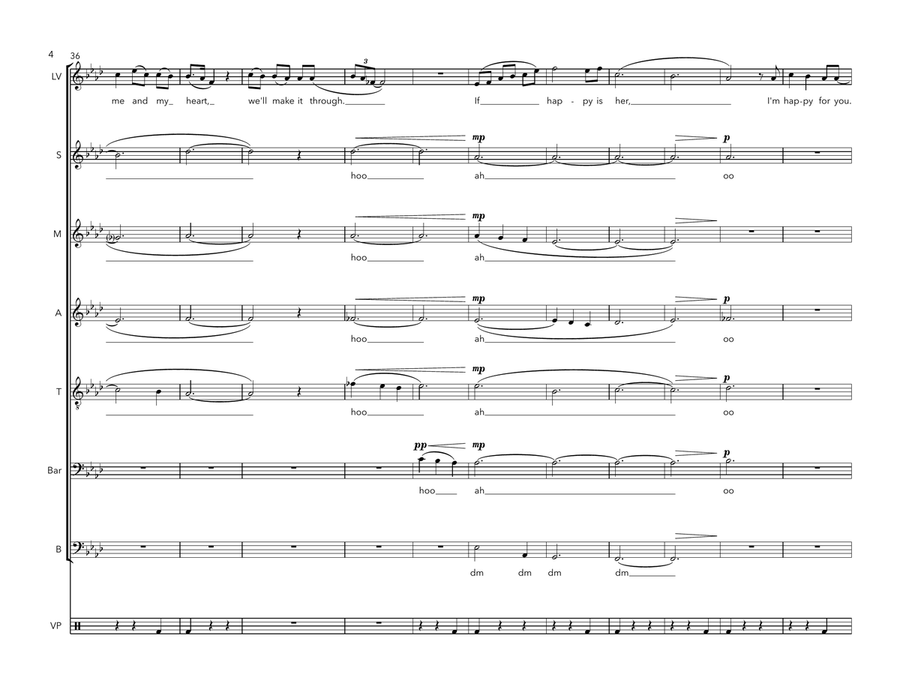 Stone Cold Stone Cold A Cappella scores gallery preview page 4