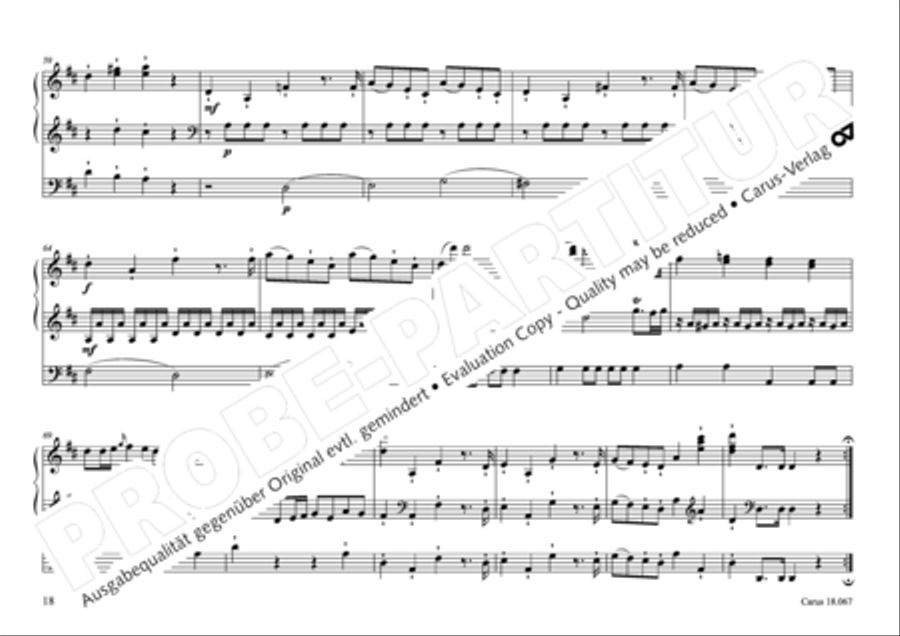 17 Church sonatas Organ Solo scores gallery preview page 19