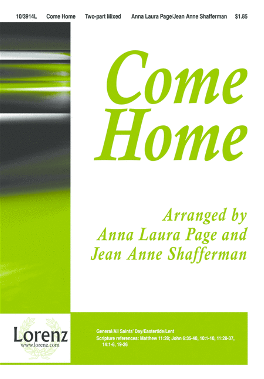 Come Home 2-Part scores gallery preview page 2