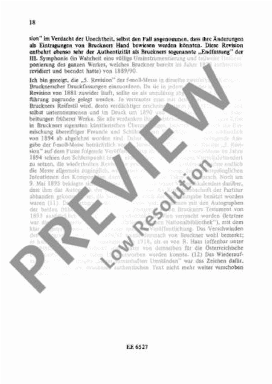Mass No. 3 f minor Choir scores gallery preview page 19