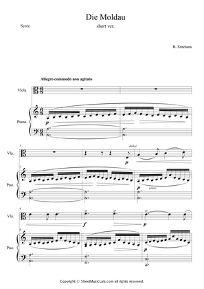 Book cover for Die Moldau (Short Version) in a minor