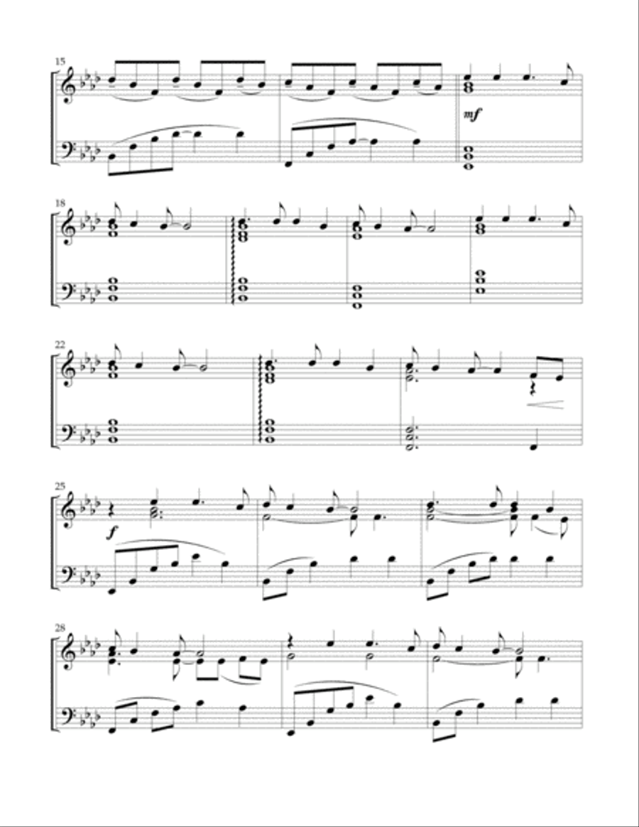 Clocks Piano Solo scores gallery preview page 2