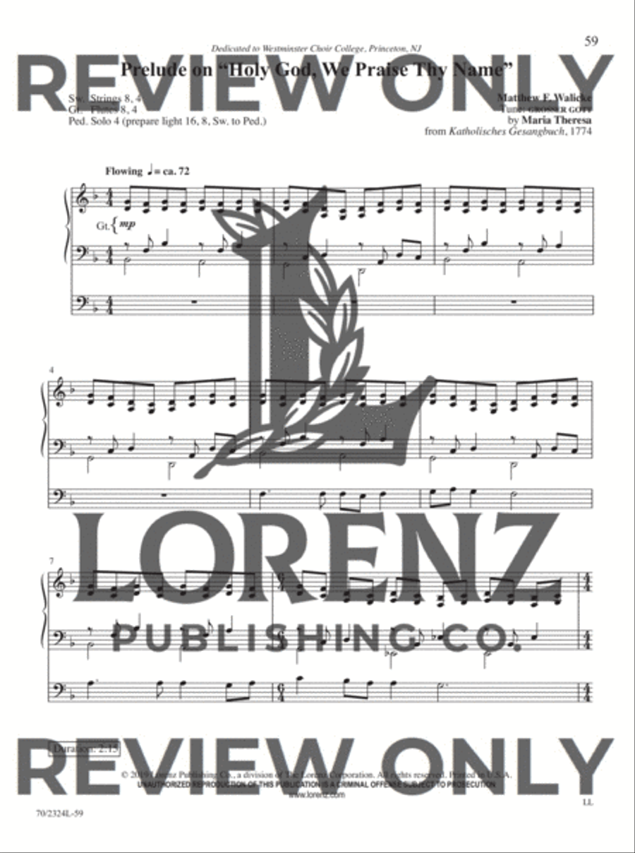 The Sacred Organ Library, Vol. 10 Organ Solo scores gallery preview page 13