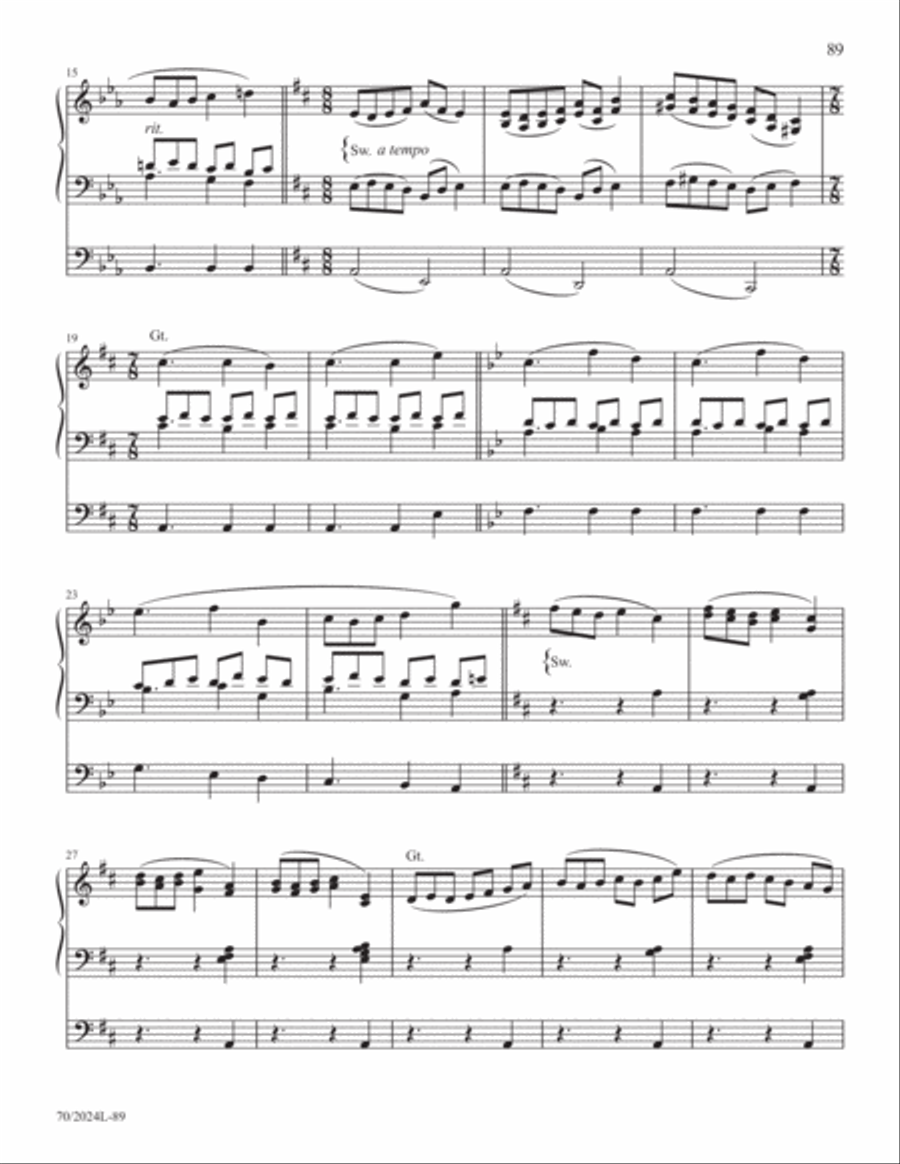 The Sacred Organ Library, Vol. 1 Organ Solo scores gallery preview page 41